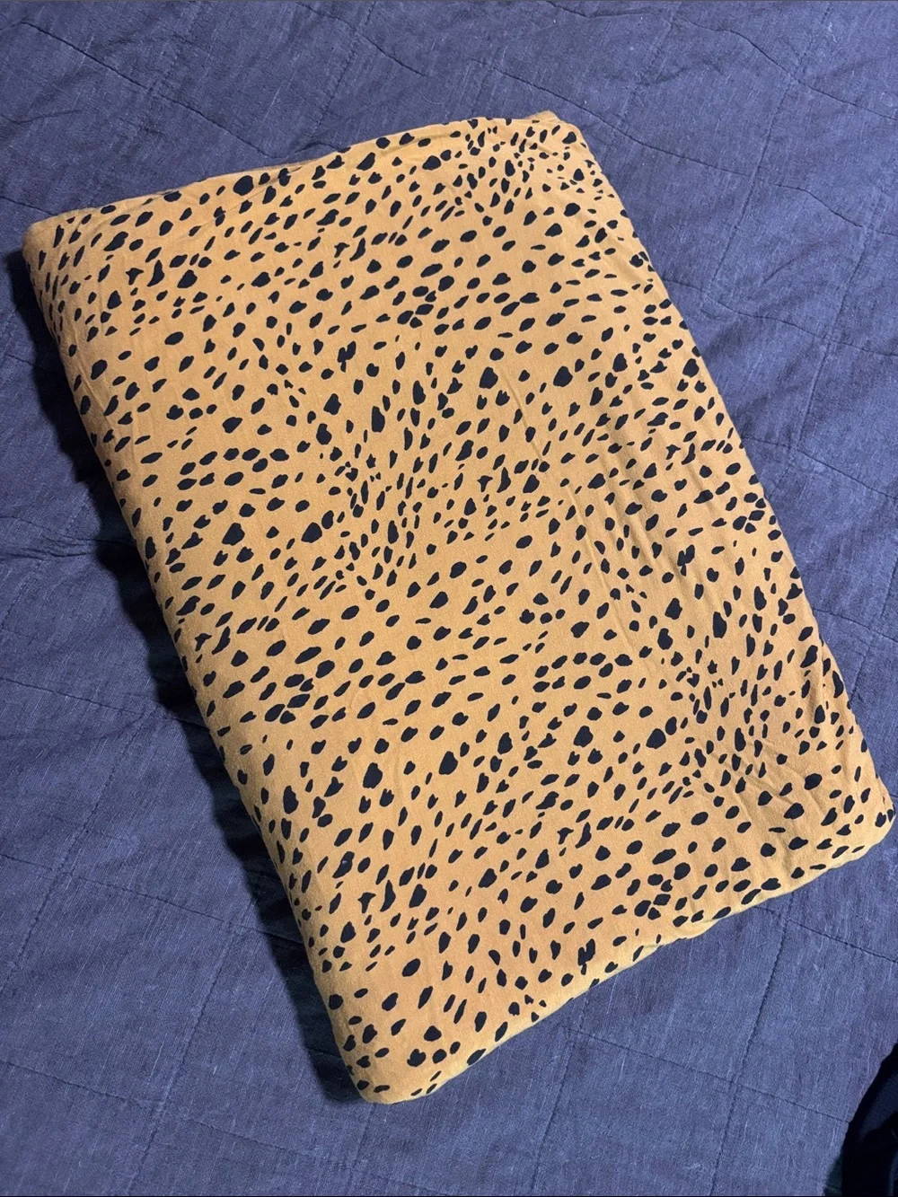 Kyte BABY toddler marigold cheetah blanket